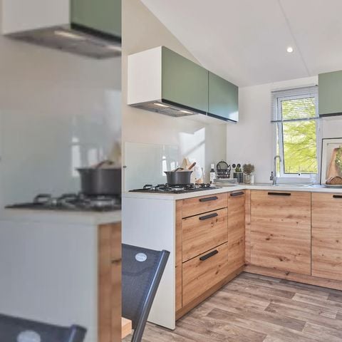 MOBILHOME 6 personas - NUEVO 2023// Mobile Home Premium 33m² 3 Habitaciones + Terraza Cubierta + TV + LV