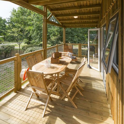Chalet 6 personen - Holzchalet Sesame Premium 35m² - 3 Zimmer + TV + Terrasse