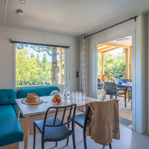 BUNGALOW 5 personnes - Mobil-home Select TV LV Plancha - 2 chb - 4 ad + 1 enf - 12 