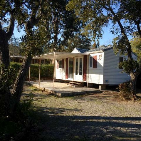 Stacaravan 5 personen - Cottage C - 2 slaapkamers - 4/5 slaapplaatsen