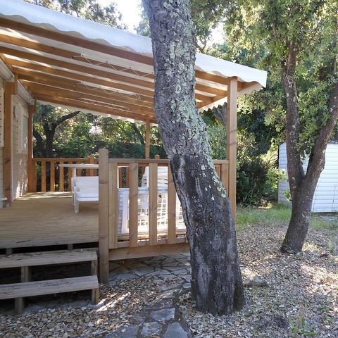 Stacaravan 6 personen - Huisje A - 3 slaapkamers - 30/35m