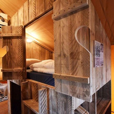 UNIEKE ACCOMMODATIE 6 personen - Bergerie Lodge - 2 slaapkamers en 1 kajuitbed