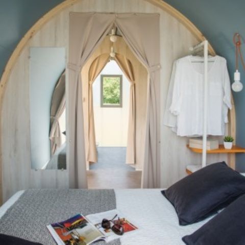 Glampingtent 4 personen - COCO SWEET QUATRO zonder sanitair 16 m²