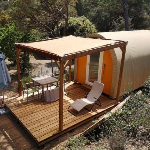 Glampingtent 2 personen - COCO SWEET DUO zonder sanitair 11 m² (zonder sanitair)