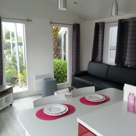 MOBILHOME 4 personas -  Cap Deseo confort 34 m² Vista al mar y Jacuzzi 3/4 pers