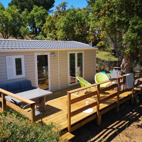 MOBILHOME 4 personas - EVO 29m² Confort , Vista al mar / Jacuzzi 3/4 pers