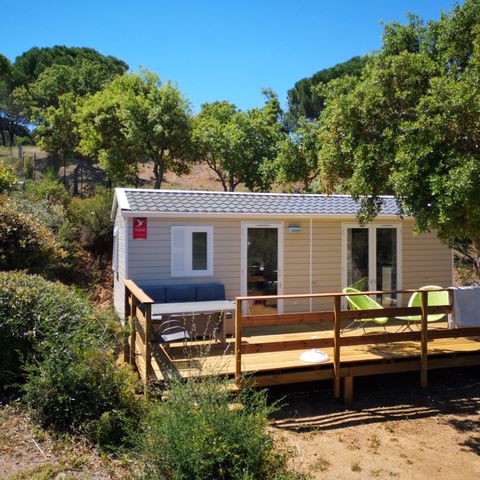 MOBILHOME 4 personas - EVO 29m² Confort , Vista al mar / Jacuzzi 3/4 pers