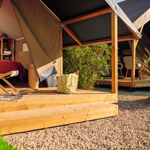 Safaritent 2 personen - Mini-Lodge (niet-contractuele foto's: wordt momenteel geïnstalleerd)