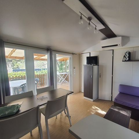 MOBILHOME 4 personas - Familiar (3 habitaciones, 1 de ellas para bebé)