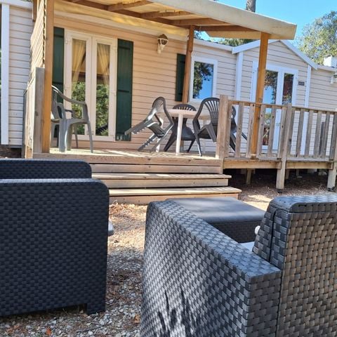 Stacaravan 6 personen - “PREMIUM” – Tribu - XXL - 3 slaapkamers