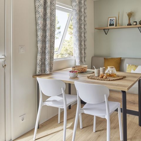 Stacaravan 4 personen - 2-slaapkamer "EVASION" stacaravan met ruime woonkamer en grote tuin (ook toegankelijk voor PRM)