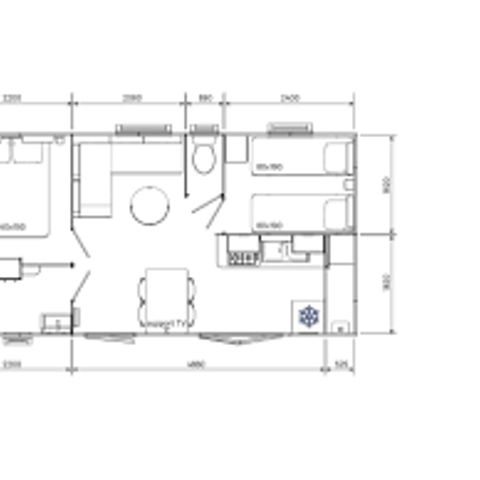 Stacaravan 4 personen - Stacaravan Evo 29 ( bouwjaar 2022)