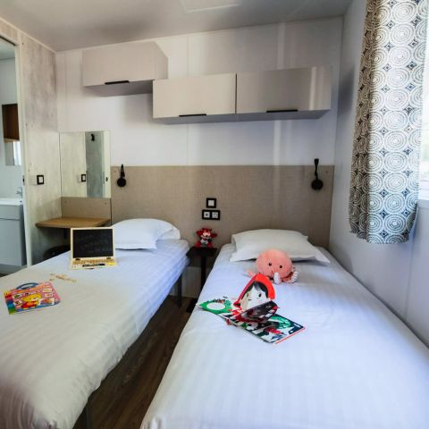 Stacaravan 4 personen - Cottage Ilbarritz 3 Kamers 4 Personen Airconditioning + TV