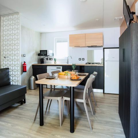 Stacaravan 4 personen - Cottage Ilbarritz 3 Kamers 4 Personen Airconditioning + TV