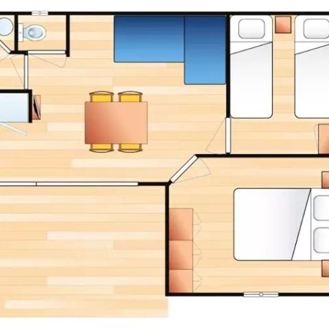 Chalet 5 persons - Espelette 3 Rooms 5 People Air-conditioned + TV