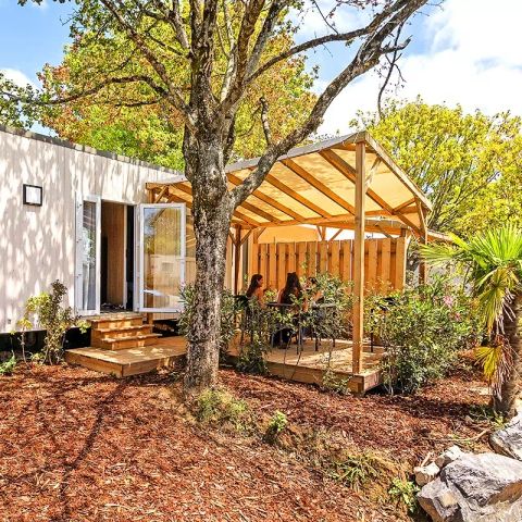 Mobilheim 4 Personen - Cottage Ilbarritz Premium 3 Zimmer 4 Personen Klimatisiert + TV + Jacuzzi