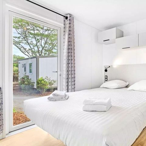 Stacaravan 4 personen - Cottage Ilbarritz Premium 3 Kamers 4 Personen Airconditioning + TV + Jacuzzi