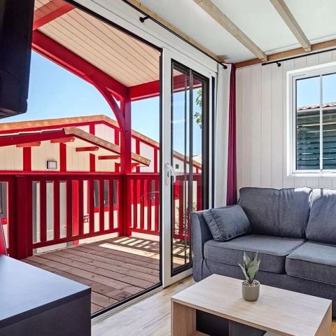 CHALET 5 personnes - Basque Belharra Premium 3 Pièces 5 Personnes Climatisé + TV + Jacuzzi