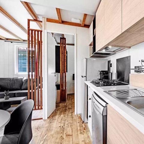 CHALET 5 personnes - Basque Belharra Premium 3 Pièces 5 Personnes Climatisé + TV + Jacuzzi