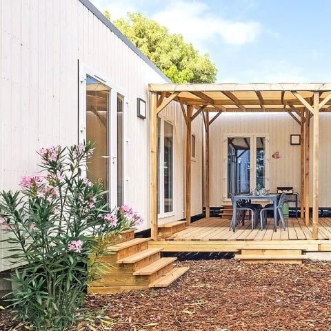 Mobilheim 8 Personen - Ferienhaus in Ibardin, 5 Zimmer, für 8 Personen, klimatisiert + TV