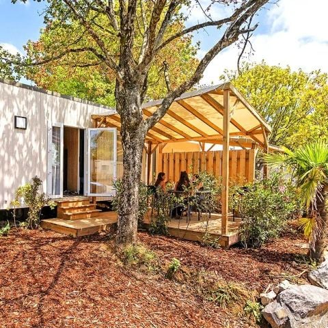 Mobilheim 4 Personen - Ferienhaus Ilbarritz, 3 Zimmer, 4 Personen, klimatisiert + TV, 2 Badezimmer