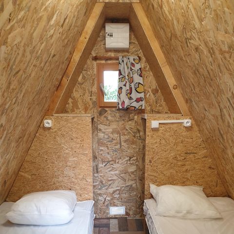 Alojamiento 2 personas - Tienda de madera - 1 dormitorio