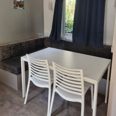Stacaravan 4 personen - Stacaravan Cottage Bois Confort - 2 kamers - air-conditioning - 25m²