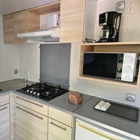 Stacaravan 3 personen - Stacaravan O'HARA 504 1 slaapkamer 2/3 personen met airconditioning