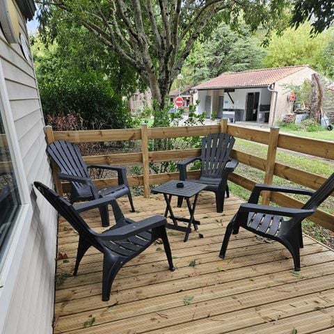 BUNGALOW 5 personnes - Mobil-Home 2 chambres Confort + Clim 28 m²