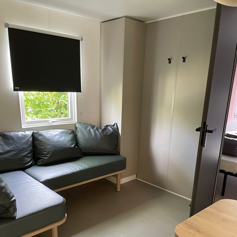 Mobilheim 4 personen - Mobilheim Bois Confort 29m² - 2 Zimmer - Überdachte Terrasse - TV