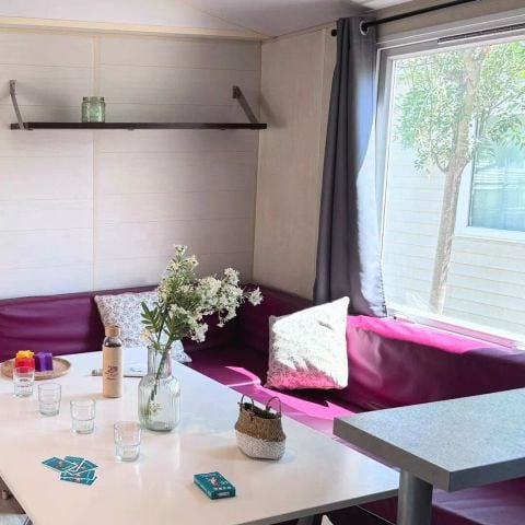 Mobilheim 6 Personen - Mobilheim Arizona Standard 4 Zimmer 6 Personen Klimatisiert + TV