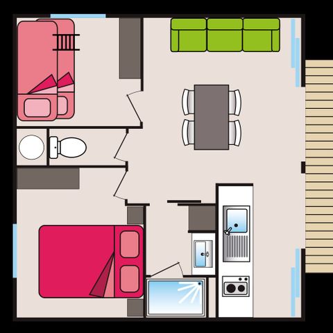 CHALET 6 persone - CHALET GRIOTTE