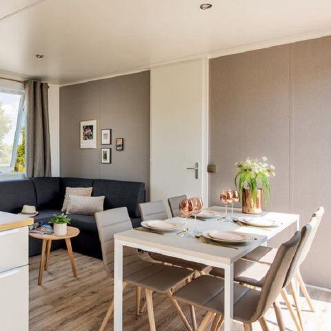 Mobilheim 6 Personen - Premium - L'Espinouse - 40 m2 - 3 Schlafräume - 2 Bäder - -