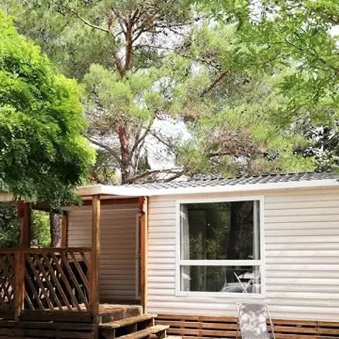 BUNGALOW 4 personnes - Mobil-home Grand Confort 3 Pièces 4 Personnes Climatisé + TV