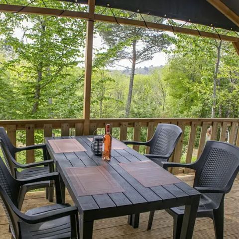 Canvas and wooden tent 6 persons - Lodgetent type LG+