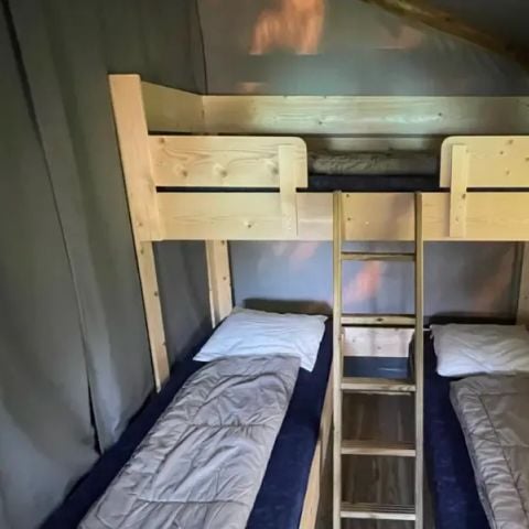 Tente en toile et en bois 6 personnes - Type Lodgetent LG+