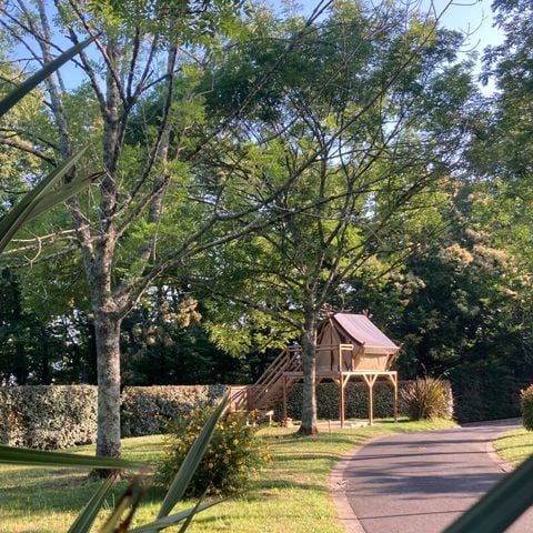 TIENDA DE LONA Y MADERA 2 personas - Tienda sobre pilotes "Prêt à camper