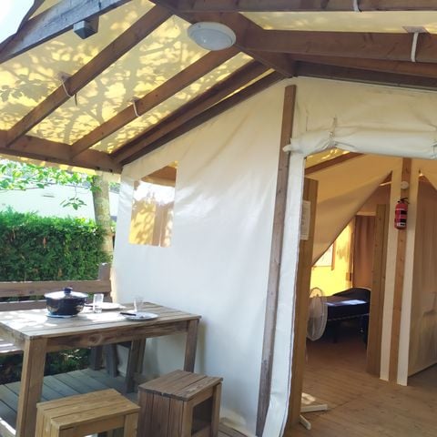 Safarizelt 4 personen - Ecolodge (ohne Sanitäranlagen)