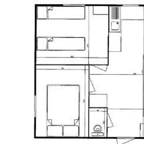 CASA MOBILE 4 persone - Casa mobile Standard 24m² - 2 camere da letto