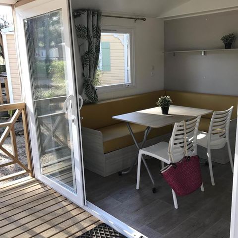 MOBILHOME 4 personnes - Mobile home Confort 28m² - clim + tv + terrasse couverte