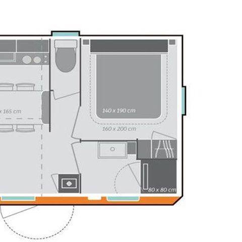 MOBILE HOME 4 people - Mobile home Confort 32m² - 2 bedrooms