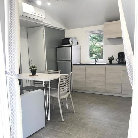 MOBILHOME 6 personas - Mobil-home 36m² - aire acondicionado + TV + Terraza cubierta