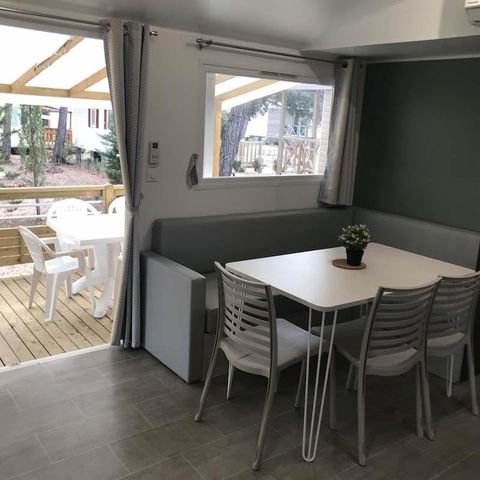 CASA MOBILE 6 persone - Casa mobile 36m² - aria condizionata + TV + terrazza coperta