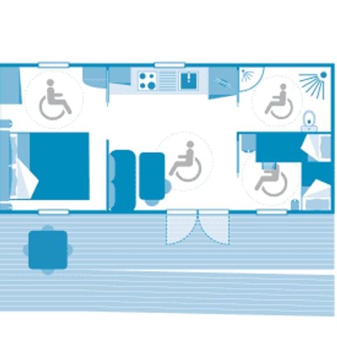 MOBILE HOME 4 people - Cottage 4p 2bed **** PMR