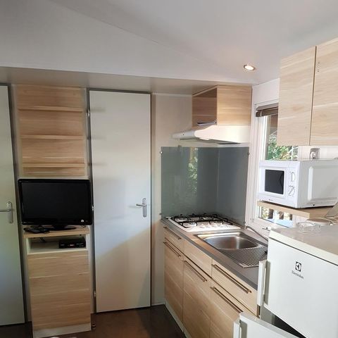 Stacaravan 6 personen - The Family 3 kamers 29m² (4 volwassenen max - Huisdieren niet toegestaan - niet-roken)