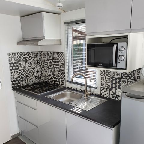 Stacaravan 6 personen - The Family 3 kamers 29m² (4 volwassenen max - Huisdieren niet toegestaan - niet-roken)