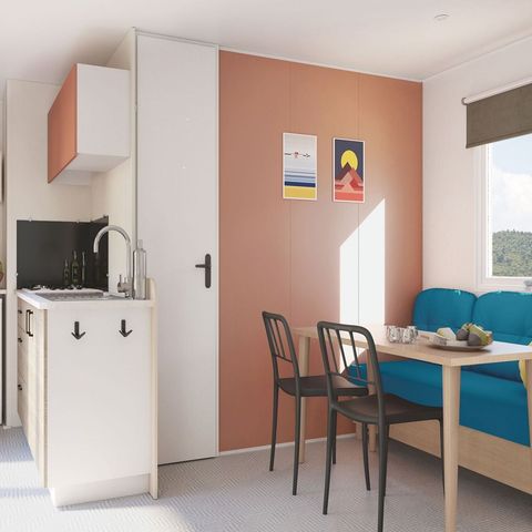 Mobile home 4 persons - Plein Sud 22 m² 2 bedrooms (sleeps 4 - max. 2 adults)