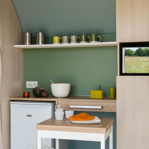 Stacaravan 4 personen - Le Coco 2 kamers 16m² zonder badkamer (2 volwassenen max - Huisdieren niet toegestaan - niet-roken)
