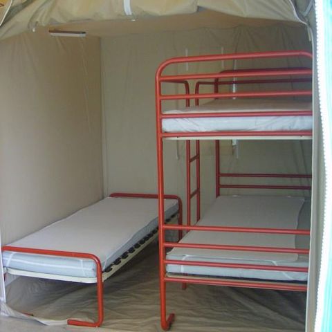 BUNGALOW DE LONA 4 personas - Sin instalaciones sanitarias