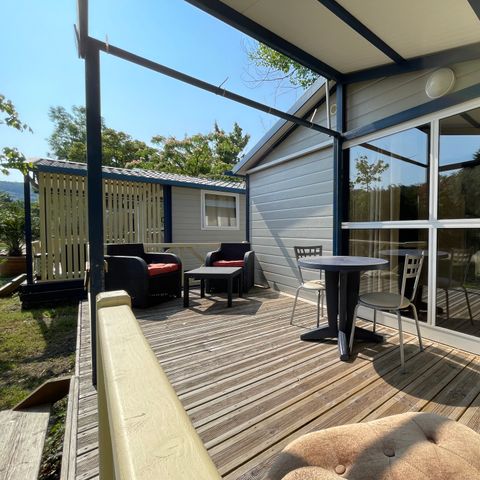 Chalet 4 personen - Morea beschikbaar vanaf 17.00 uur